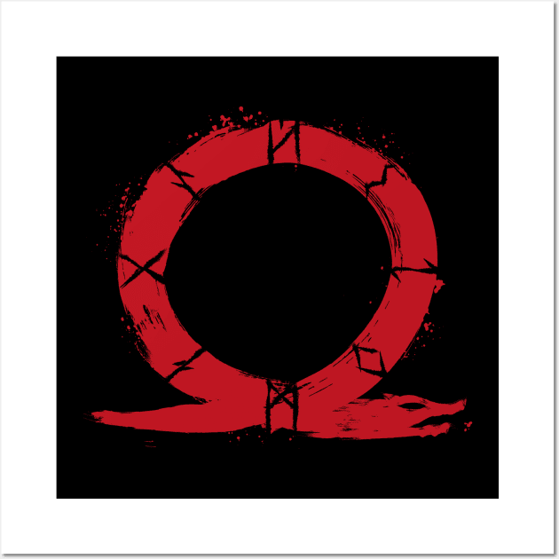 Red omega logo sale
